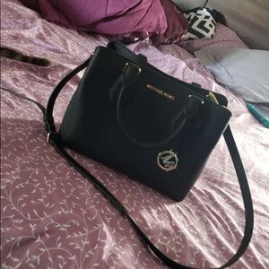 Michael kors jet black purse